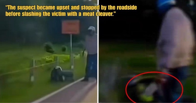 Enraged at Being Honked at, 43yo M’sian Slashes Motorcyclist with Meat Cleaver in Shah Alam & Gets Arrested