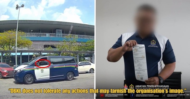 DBKL Investigates Own Staff Caught Littering from Official Vehicle in Viral Video, Issues Compound