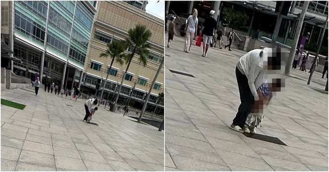 M’sians Slam ‘Uncivilised’ Tourist for Allegedly Letting Her Child Relieve Himself in Front of KLCC