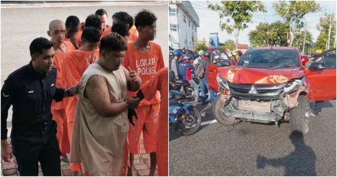 Too Big for Orange Lock-Up Uniform, 29yo Pickup Truck Driver in Penang Rampage Wears Own Clothes to Court