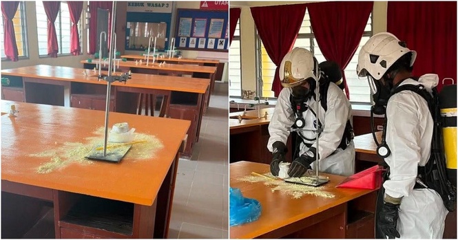 Form 4 Student Injured by Spilled Mercury After Thermometer Broke at Terengganu Secondary School