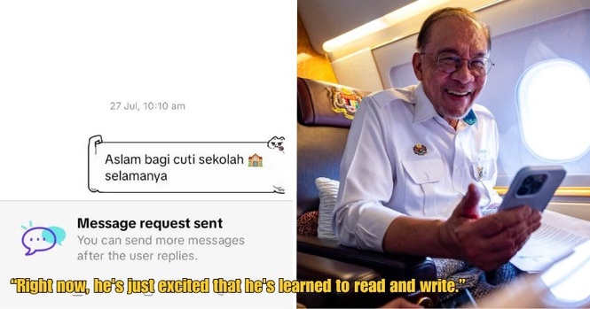 M’sian Mum Apologises to PMX After Her 6yo Son Hilariously Asks Anwar for “School Holidays Forever”