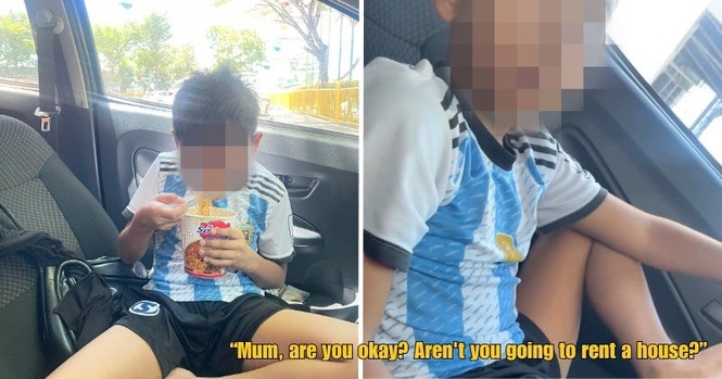 “My body is sore” – 9yo M’sian Heartbreakingly Opens Up to Mum After Living in Car & Surviving on Instant Noodles