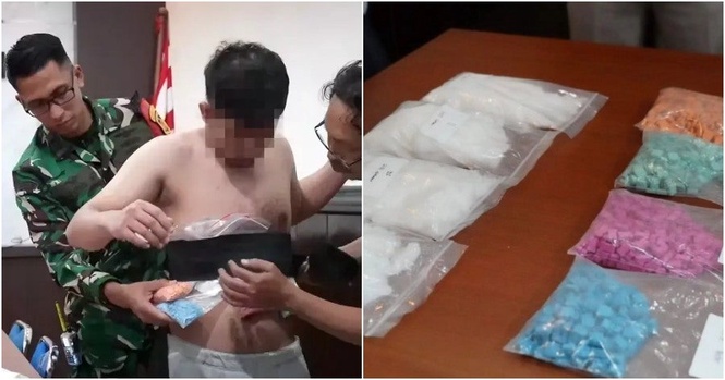 Another M’sian Detained at Airport in Indonesia After Hiding Nearly 1kg of Meth & 1,089 Ecstasy Pills Under Corset