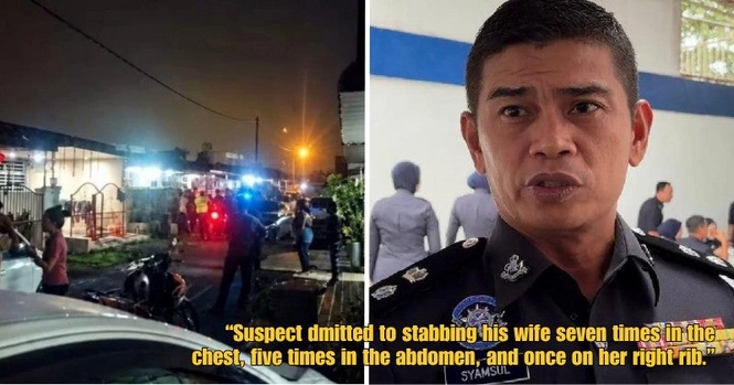 M’sian Reportedly Killed After Being Stabbed 13 Times By Husband Over Jealousy, Suspect Turns Himself In