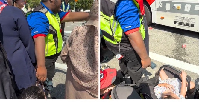 RapidKL Worker Wins Hearts After Using His Own Fan To Cool Child & Helping Family Board After 3 Full Buses