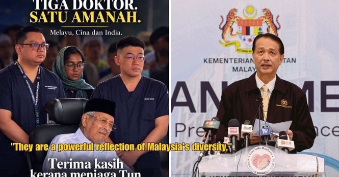 “A powerful reflection of M’sia’s diversity”- 3 Healthcare Workers Caring For Tun M Draw Praise At Tun Dr Hasmah’s Funeral