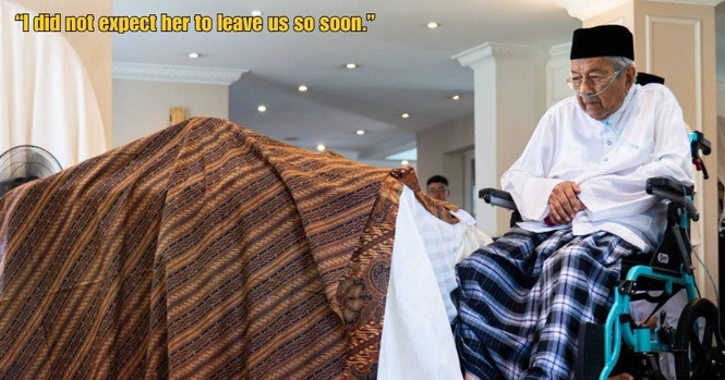 “She was quite well last night”- Tun Dr Mahathir Says He Didn’t Expect Tun Dr Hasmah’s Sudden Passing