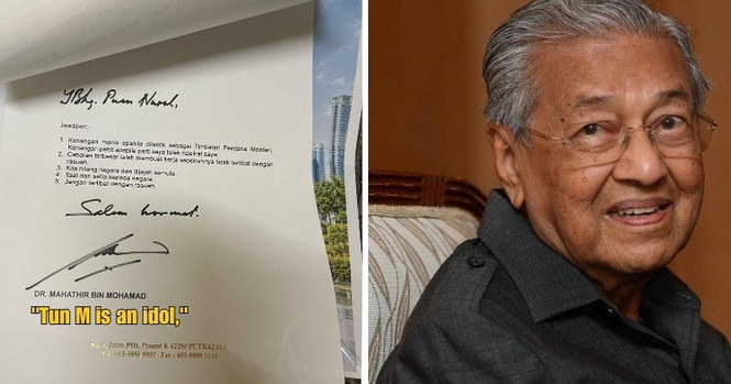 M’sian Overjoyed After Tun Dr Mahathir Personally Replies To Her Letter About His Political Journey