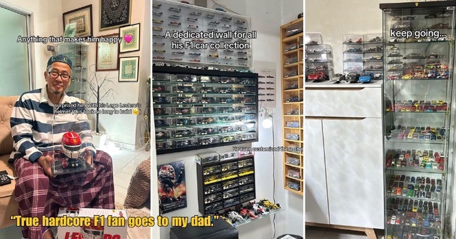 M’sian Dad’s 29-Year F1 Passion Has Turned His Home Into A Mini F1 Museum
