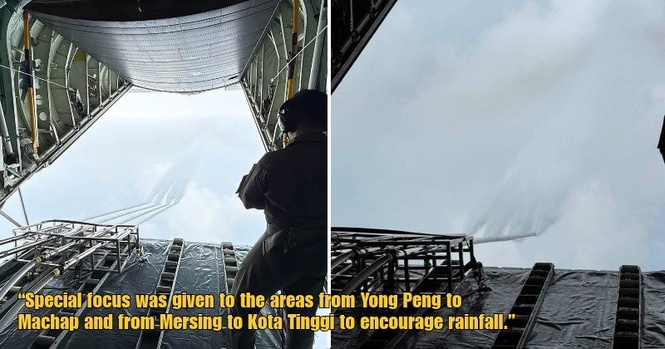 Johor Government Releases 8 Tonnes of Salt in Cloud Seeding Operation to Combat Haze