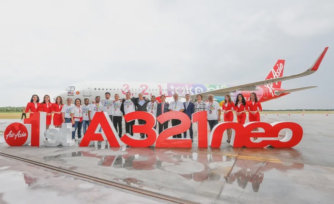 Image from: AirAsia jual enam pesawat A321neo baharu ketika berdepan kekangan tunai — Bloomberg