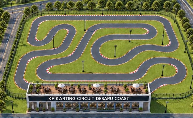 Image from: Syarikat Singapura, Arina labur RM10 juta bangunkan litar go-kart bersepadu di Desaru Coast