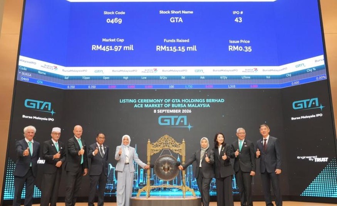 Image from: Saham GTA Holdings dibuka mendatar 35 sen pada dagangan pertama di Pasaran ACE
