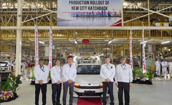 Image from: Honda Malaysia lancar pengeluaran City Hatchback baharu di kilang Melaka