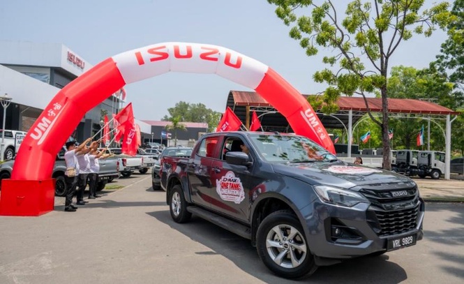 Image from: Isuzu D-MAX 2.2L rentas 1,605km dari Sandakan ke Kuching dengan hanya isi satu tangki diesel