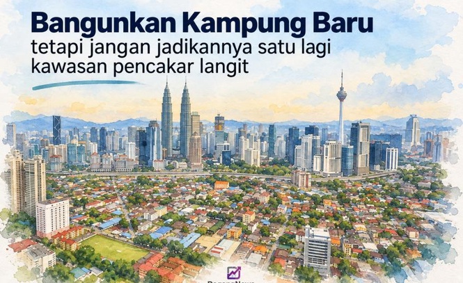 Image from: Bangunkan Kampung Baru tetapi jangan jadikannya satu lagi kawasan pencakar langit