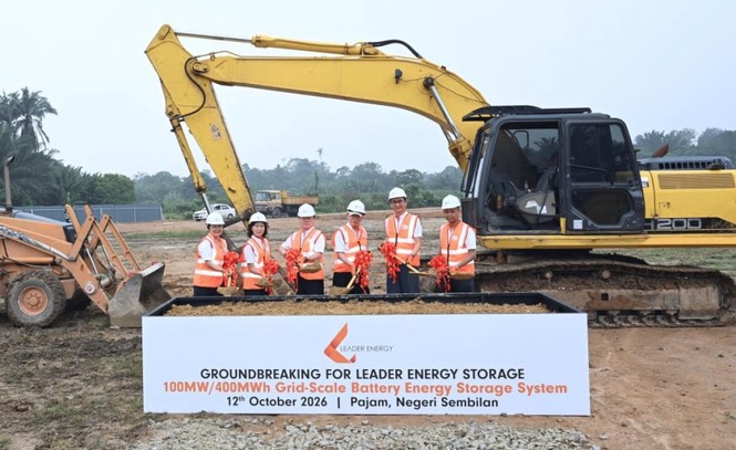 Image from: Leader Energy bina sistem bateri gergasi 100MW di Pajam, operasi dijangka bermula 2027