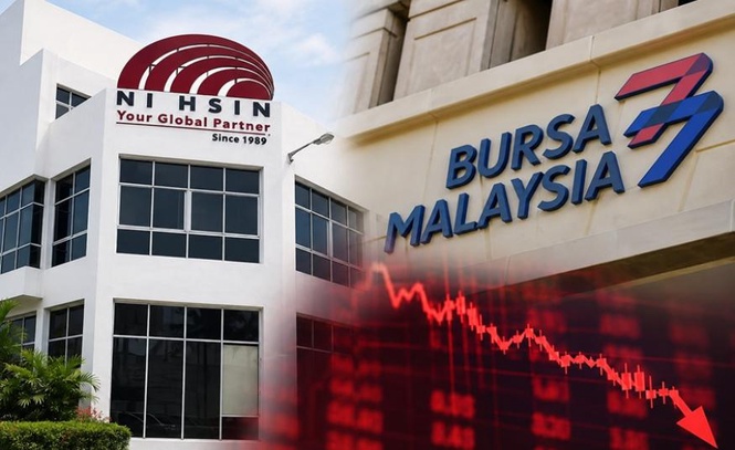Image from: Saham Ni Hsin jatuh mendadak, Bursa Malaysia tuntut penjelasan syarikat