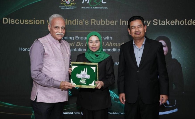 Image from: Eksport produk getah Malaysia ke India bernilai AS$141.1 juta pada 2025 - Noraini
