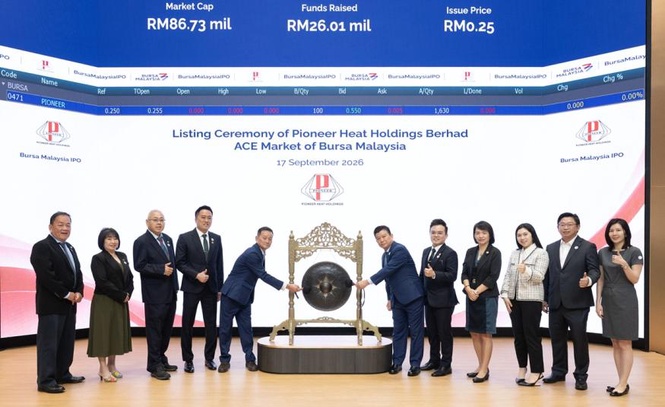 Image from: Saham Pioneer Heat melonjak 24% pada penampilan pertama di Pasaran ACE