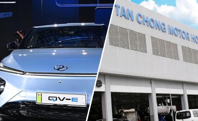 Image from: Tan Chong Motor sediakan khidmat salutan, cat dan pemasangan kereta elektrik Perodua di Serendah