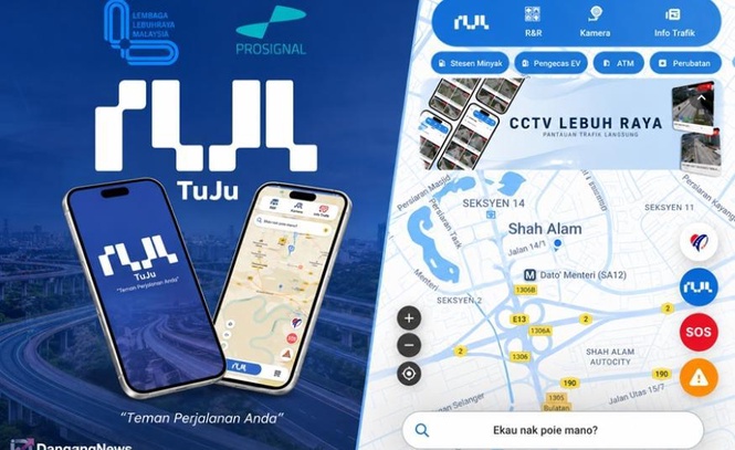 Image from: TuJu bukan pesaing Waze, dibangunkan untuk bantu pengguna lebuh raya ketika kecemasan – LLM
