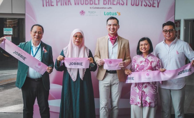 Image from: JOBBIE, Lotus’s perluas kempen kesihatan payudara empat kali ganda, sasar RM20,000 untuk MAKNA