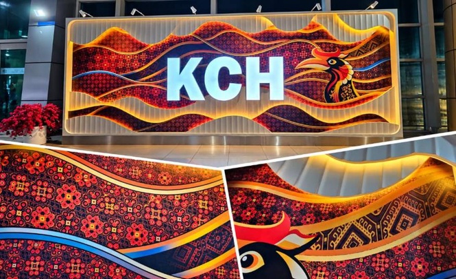 Image from: MAHB digesa tampilkan identiti Sarawak di KIA, 98% motif didakwa ‘ikat’ Indonesia