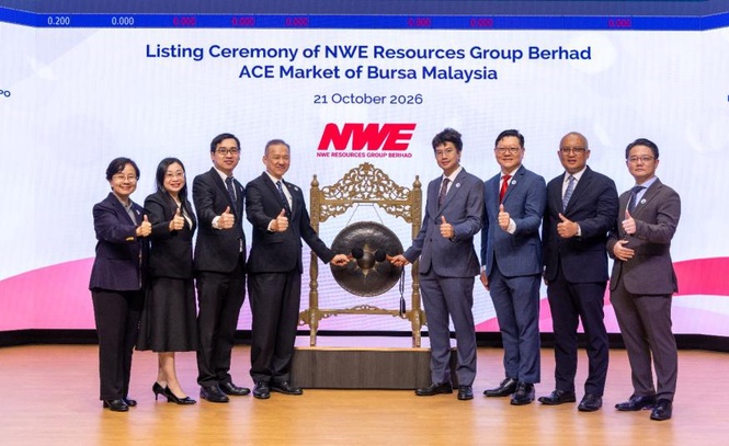 Image from: NWE Resources dibuka 22 sen sesaham pada penampilan sulung di Pasaran ACE, premium 10%