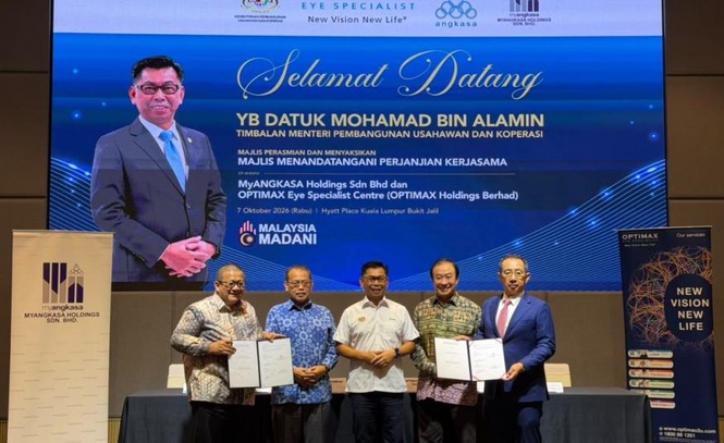 Image from: Optimax, MyANGKASA buka akses penjagaan mata kepada lebih 7 juta anggota koperasi