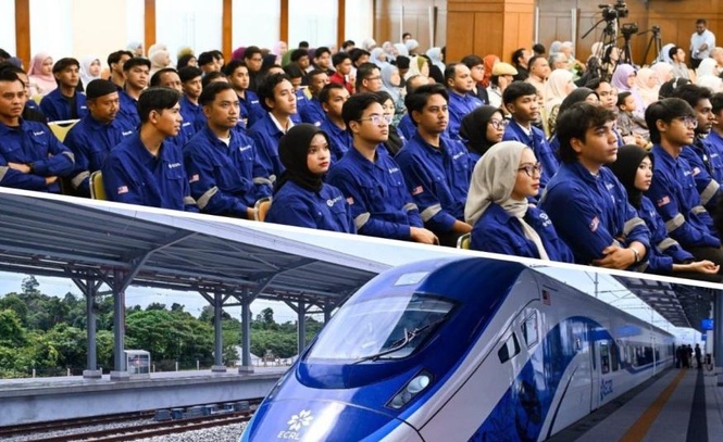 Image from: 47 pelatih Akademi Rel Pahang tamat latihan di China, kini diserap bekerja dengan MRL