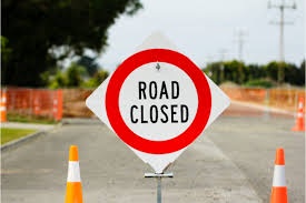 Temporary road closure in Labuan