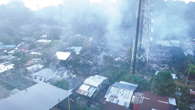 Lagi 30 rumah hangus di Sandakan