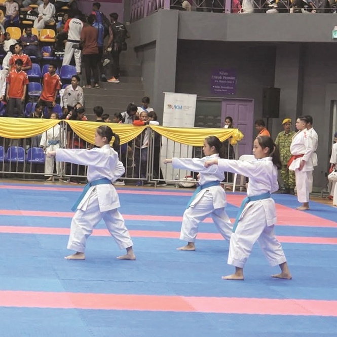 Universal Shotokan Karate Labuan impress at meet