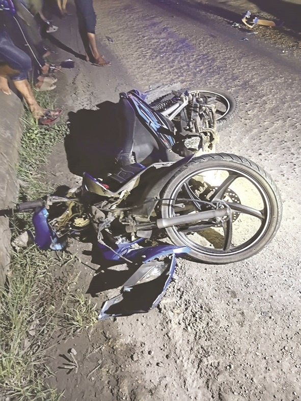 Dua penunggang motor maut nahas di Lahad Datu, Sandakan