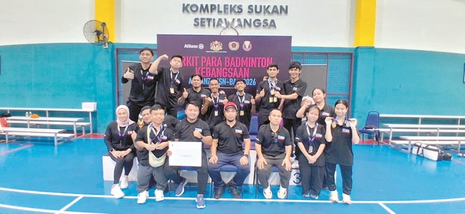 Sabah para shuttlers bag five golds