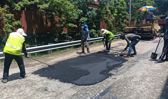 DBKK ambil tindakan baiki jalan di Inanam dan Manggatal