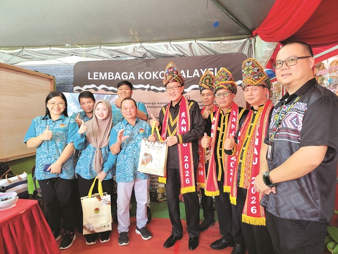 Cocoa flavour at the Ranau Tadau Kaamatan