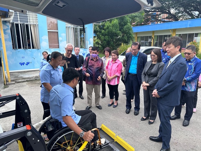 Sabah welcomes Japan’s support with new accessible van for PWDs