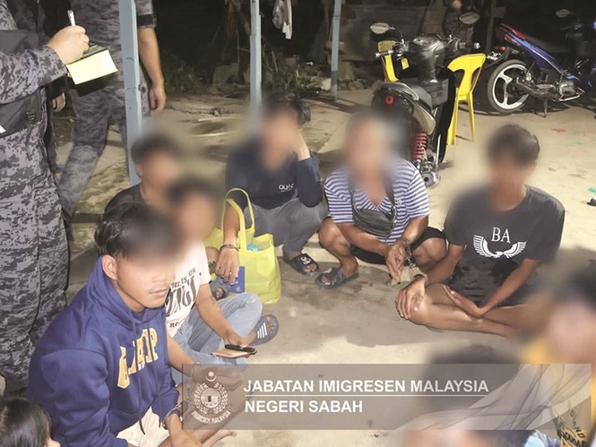 86 illegals held in Kota Kinabalu op