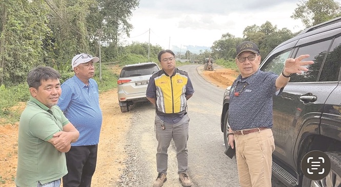 Tambunan village road 80pc complete after 20 years