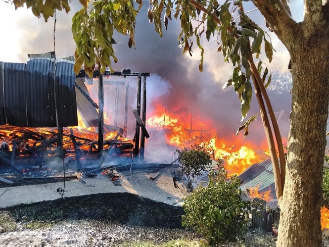 Fire leaves 36 homeless in Tawau village