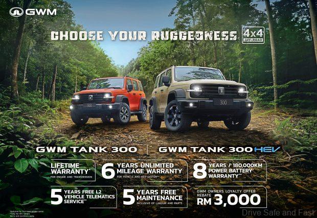 Image from: GWM Tank 300 HEV Launched In Malaysia For RM259,800