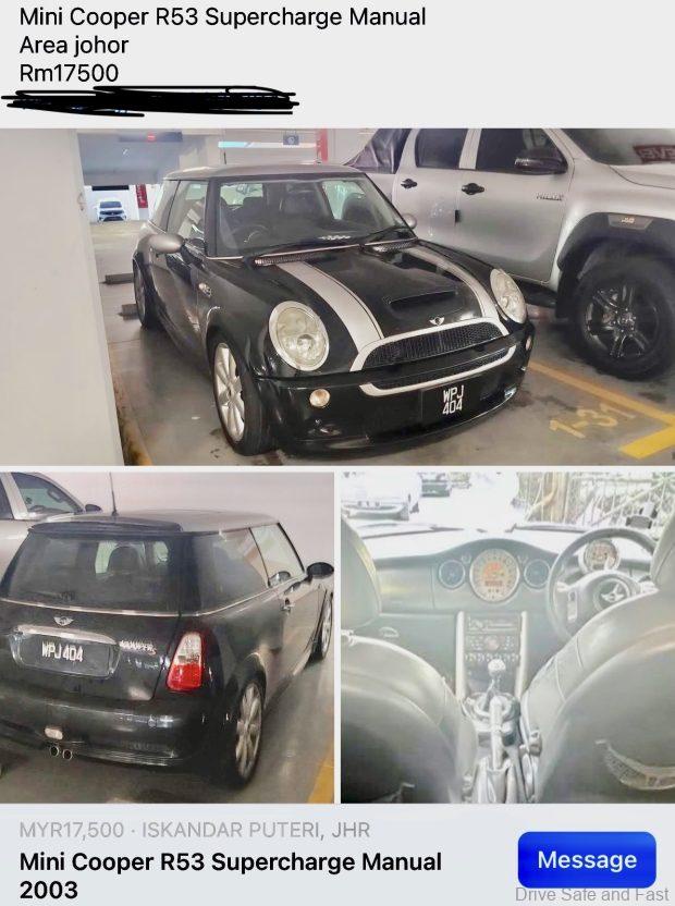 Image from: MINI Cooper R53 Is Less Than Half The Value Of The Classic Mini Cooper