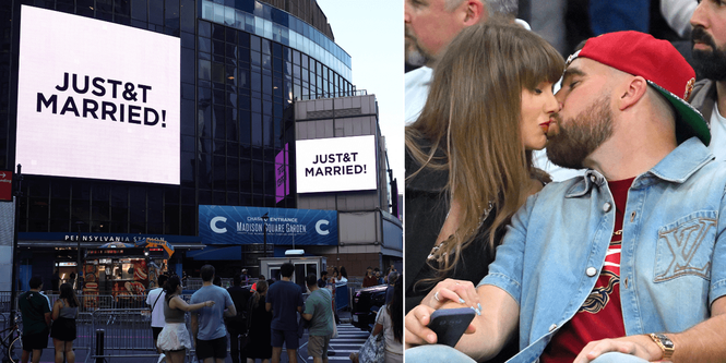 Taylor Swift and Travis Kelce officially married in front of swooning Hollywood elite