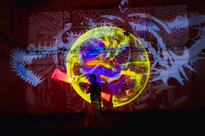 Image from: Warung TERANG: KL Lights Up For Projection Mapping Festival