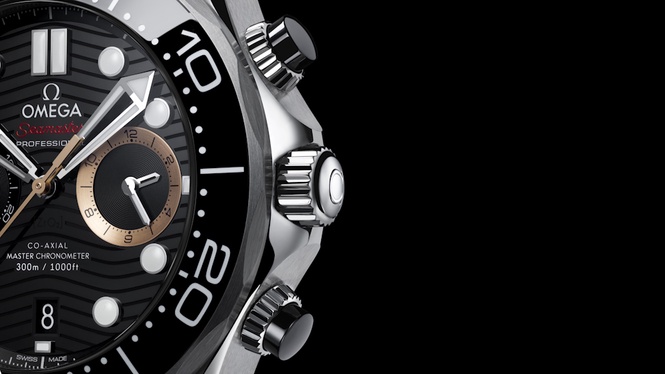 Image from: OMEGA Launches Seamaster Diver 300M Chronograph Inspired by 007 First Light