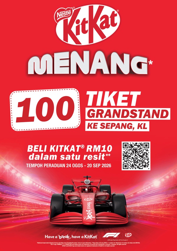 Image from: KitKat gives Malaysian fans more chances to experience Formula 1 live