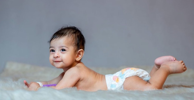 Baby In Diapers
